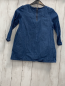 Preview:   Kleid  Gr. 104  blau Jeans Tiere Baum Shrift 