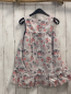 Preview:   Wendekleid  Gr. 104  hellgrau rot grau weißer Punktdruck / grau Feinkord 