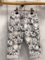 Preview:   Jogginghose  Gr. 74   hellgrau weiß graue Blumen