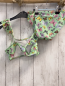 Preview: 2tlg H&M  Bikini  Gr. 122/128  hellgrün bunte Schmetterlinge 