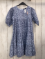 Preview: Basefield  Kleid  Gr. 116  hellblau blaue Blätter 