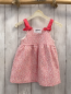 Preview: Zara  Kleid  Gr. 92  weiß pink roter Druck 