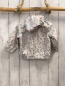 Preview: H&M  Jacke  Gr. 74  mint Blumen rosa Reißverschluss 