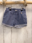 Preview: H&M Shorts  Gr. 74  blau Jeans Umschlag mit Streifen Gummizugbund 