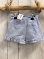 Preview: Zara  Shorts  Gr. 92  helbllau weiße Streifen Kordel 
