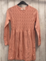 Preview: H&M  Kleid  Gr. 134/140  rosa Strick Rippen mit Lochmuster 