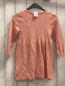 Preview: H&M  Kleid  Gr. 98  rosa Strick Rippen mit Lochmuster 