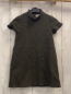 Preview: Zara  Kleid  Gr. 128  kiwi graue Zackensriefen 