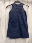 Preview: Frugi  Wendekleid  Gr. 116  blau Eulen + blau weiße Punkte 