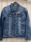 Preview: Manguun Jeansjacke  Gr. 152  blau Blumen 