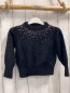 Preview:   Pullover  Gr. 110  schwarz Strick flusig mit Pailetten 