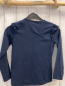 Preview:   Langarmshirt Gr. 134/140  blau Pailettenstern Rüschen an den Schultern 