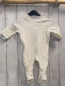 Preview: Bornino  Schlafanzug  Gr. 68  creme Hase Sterne grauer Bund