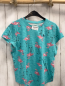 Preview: Abercrombie  T-Shirt  Gr. 158/164  türkis rosa Flamingos 