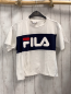 Preview: Fila  T-Shirt  Gr. 158/164  weiß blauer Bruststreifen mit weißer Schrift 