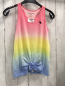 Preview: Abercrombie  Top Gr. 158/164  rosa gelb mint hellblaue Streifen