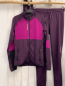 Preview: 2tlg Reebok  Jogginganzug  Gr. 34/36  aubergine pflaume Kapuze graue Schrift 
