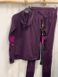 Preview: 2tlg Reebok  Jogginganzug  Gr. 34/36  aubergine pflaume Kapuze graue Schrift 