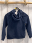 Preview: H&M  Pullover  Gr. 110  blau Kapuze bunter Pailettenbogen + Wolken silber schrift 