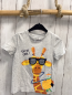 Preview:   T-Shirt Gr. 110  hellgrau Giraffe mit Sonnenbrille 