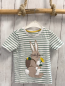 Preview:   T-Shirt Gr. 104  weiß grüne Streifen hae 