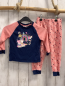 Preview: 2tlg  Schlafanzug  Gr. 98  blau rosa Peppa Pig 