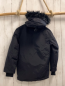 Preview: Geographical Norway  Winterjacke  Gr. 140  schwarz Kapuze mit abtrennbarem Fellbund 