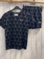 Preview: 2tlg Under Armour  Sportset  Gr. 164  schwarz grauer Würfeldruck 