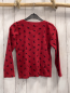 Preview: Gymboree Langarmshirt Gr. 122  rot schwarze Katzen