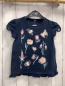 Preview: Name it  T-Shirt  Gr. 104  blau Blumen 