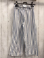 Preview: Zara  Hose  Gr. 122  weiß blaue Streifen Sruktur 