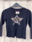 Preview: Review  Langarmshirt  Gr. 128  blau bunter Pailettenstern 