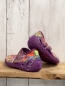 Preview: Superfit  Hausschuhe  Gr. 25  bunte Blumen lila Bund + Sohle 
