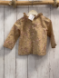 Preview: Bonpoint  Bluse  Gr. 74  ocker Blumen Rüschenkragen 