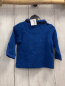 Preview: Jacadi  Poloshirt lang  Gr. 74  blau dunkelblauer Bund 
