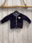 Preview: Steiff  Sweatjacke  Gr. 62  blau + blau hellgrauer Streienbund 