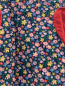 Preview: Mini Boden  Rock Gr. 134  blau Kord bunte Blumen rote Herztaschen 