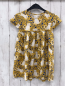Preview: Next  Kleid  Gr. 110  gelb weiße Löwen blauer Druck 