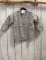 Preview: H&M  Pullover  Gr. 80  hellgrau meliert Strick Reißverschluss 
