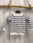 Preview:  Pullover Gr. 86  weiß blaue streifen Hund