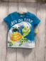 Preview: neu  T-Shirt  Gr. 74  hellblau Schildkröte Schrift 