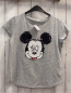 Preview: H&M  T-Shirt  Gr. 152  grau Pailetten-Mickey-Mouse Kopf 