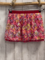 Preview: Justice  Rock Gr. 134/140  bunte Blumen mit silber Pailetten roter Glitzerbund 
