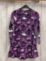 Preview: H&M  Kleid  Gr. 116  lila Eulen Punkte 