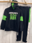 Preview: 2tlg Minecraft  Pullover + Jogginghose  Gr. 146/152  schwarz grün weiß Figuren Schrift 