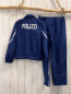 Preview: 2tlg Crazy Days  Karnevalkostüm Gr. 152  blau weiße Jacke + Hose Polizist 
