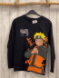 Preview:   Langarmshirt  Gr. 158  schwarz Figur Naruto Schrift 