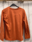 Preview: Benetton Langarmshirt Gr. 140  orange blaue Schrift Tiger