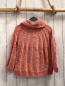 Preview:  Pullover Gr. 122  himbeere Strick Kragen
