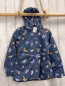 Preview: name it Regenjacke Gr. 122  blau Schmetterlinge